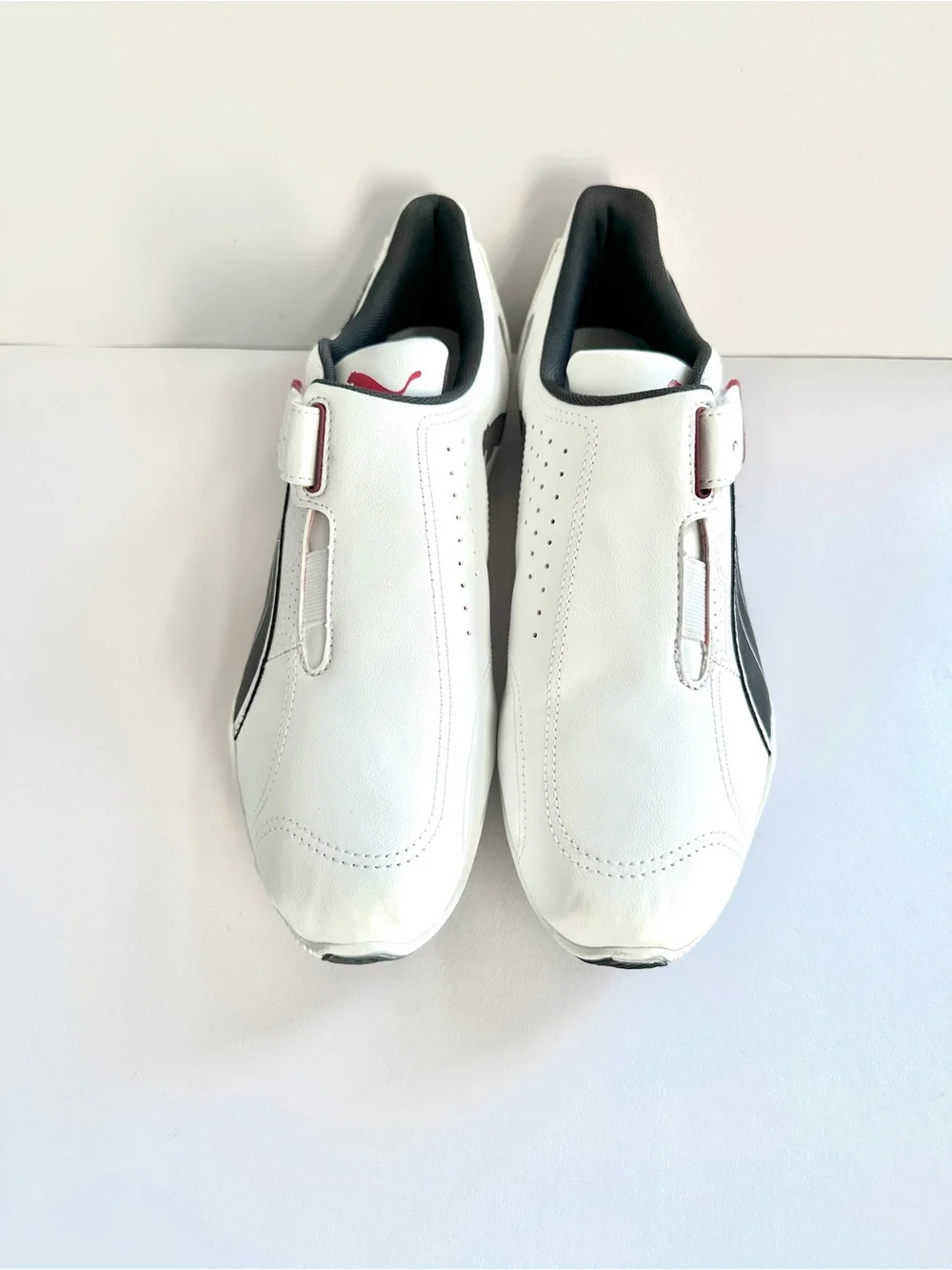 PUMA REDON MOVE MENS SNEAKERS RARE COLORWAY WHITE WHITE/BLACK/RED NEW Sz10.5